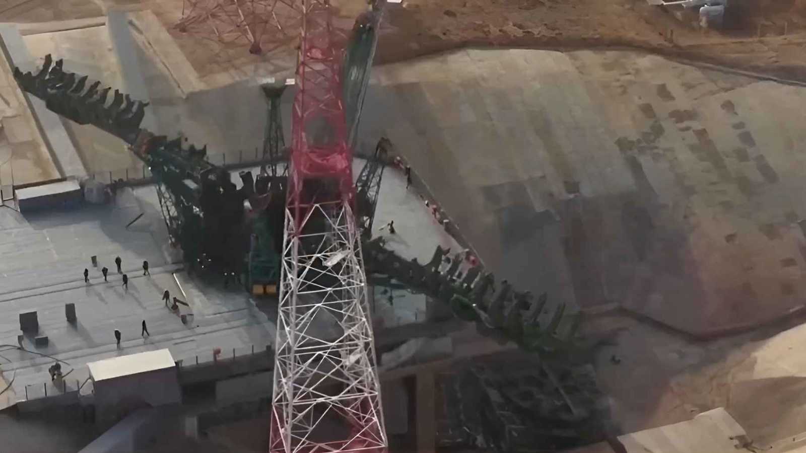 تضرر منصة إطلاق صواريخ روسية في كازاخستان (فيديو)