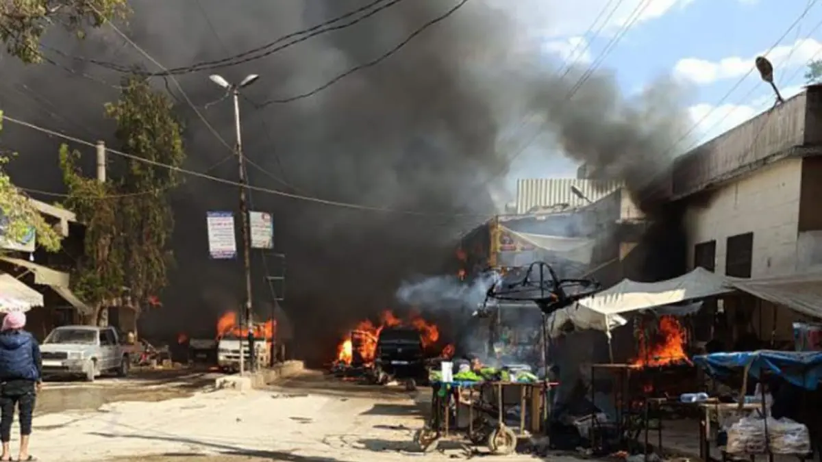 انفجار مفخخة في منطقة خاضعة لسيطرة القوات التركية بريف عفرين السورية