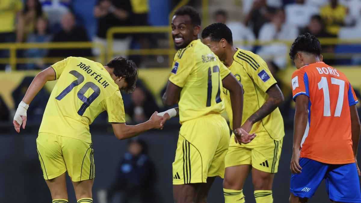 ليس جواو فيليكس.. أكثر لاعب أبهر جمهور النصر السعودي أمام غوا
