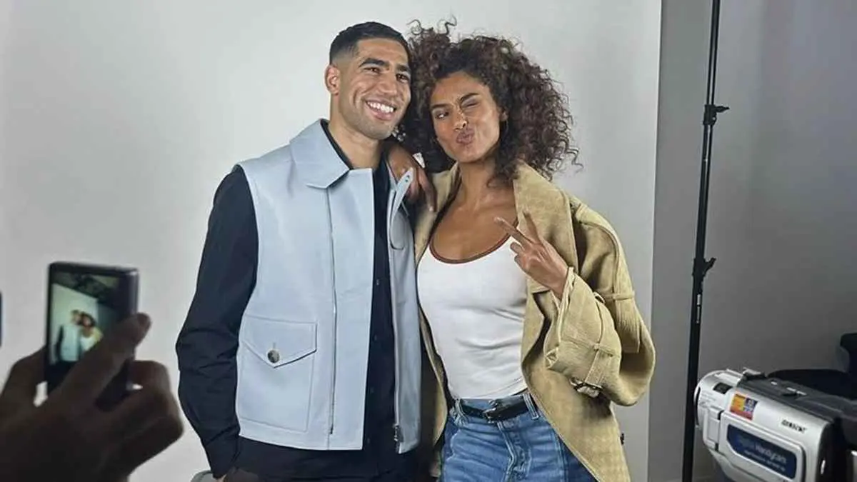 صدمة لواندا نارا.. أشرف حكيمي يظهر مع إيمان همام في فيديو جديد (شاهد)