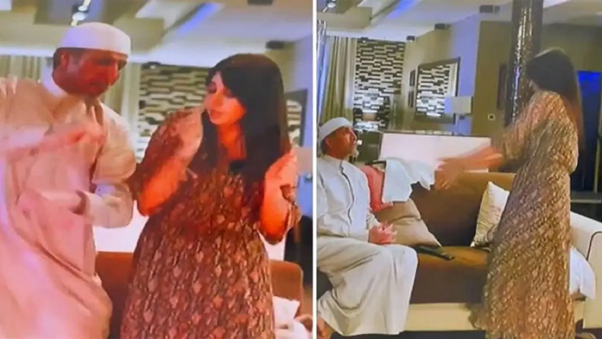 فايز المالكي وأسيل عمران يثيران الجدل بمشهد رقص في "ممنوع التجول"‎‎ (فيديو)