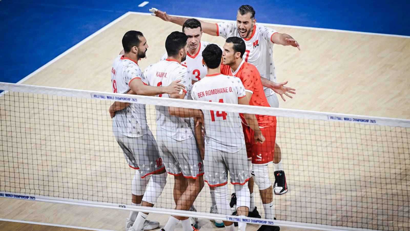 منتخب تونس يتأهل رسمياً إلى ثمن نهائي مونديال الطائرة بالفوز على مصر