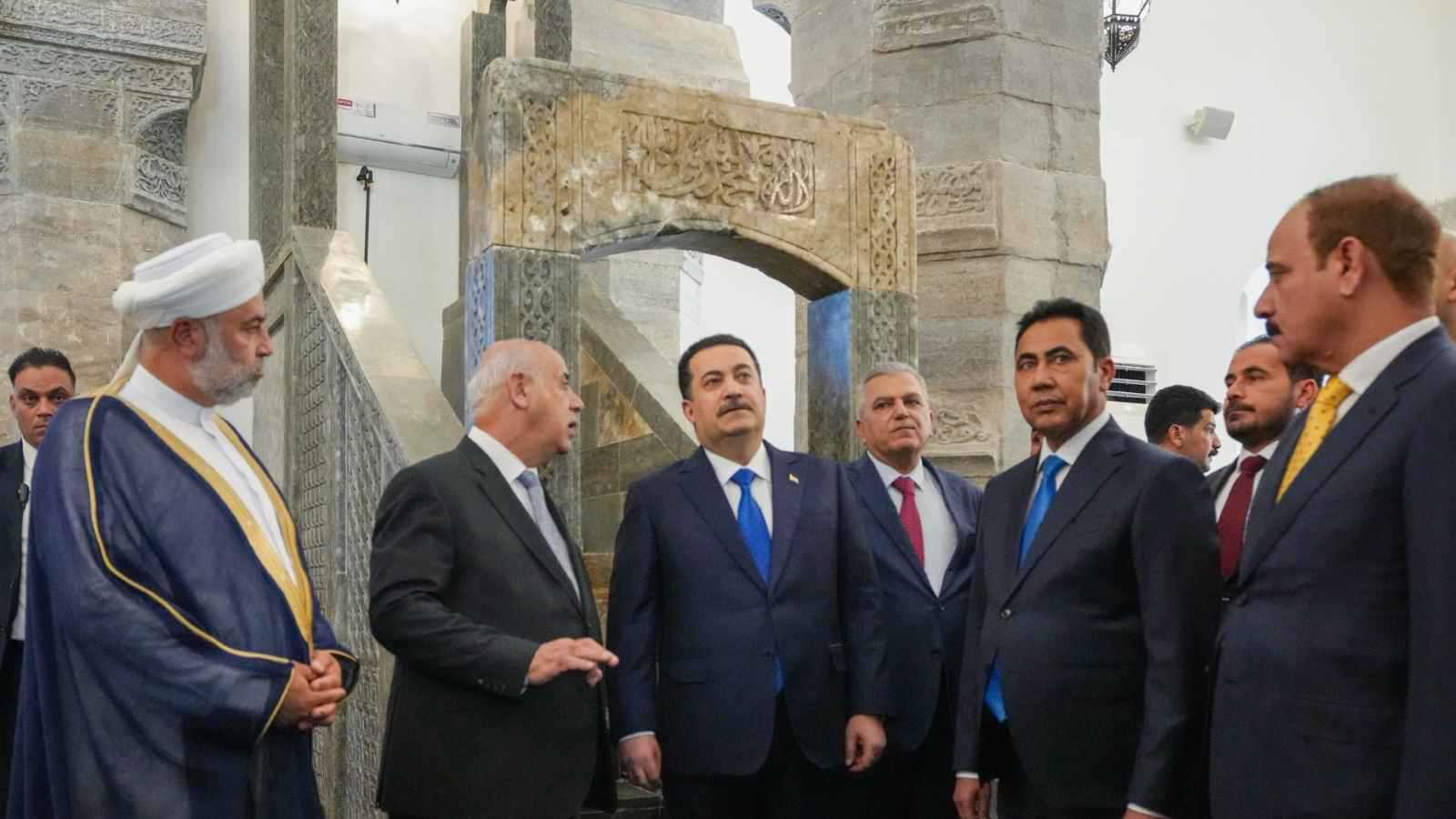 أعلن فيه داعش "الخلافة".. العراق يعيد افتتاح الجامع النوري الكبير