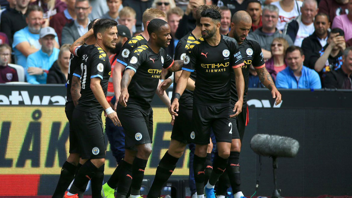 مانشستر سيتي يمطر شباك ويستهام بخماسية في افتتاح مبارياته بالدوري الإنجليزي 