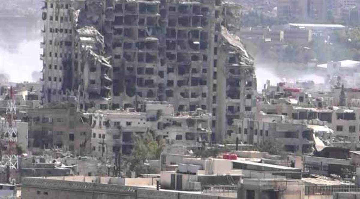 تدمير أكثر من 70% من حي القابون الدمشقي‎