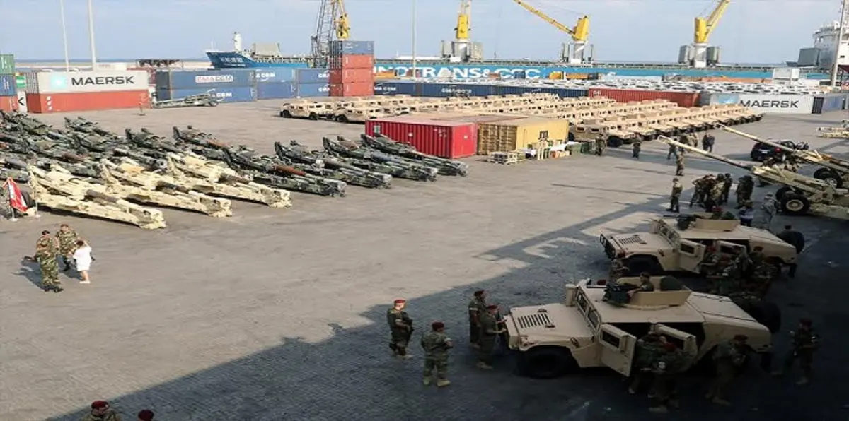 الجيش اللبناني يتسلم شحنة مساعدات عسكرية أمريكية بقيمة 50 مليون دولار 