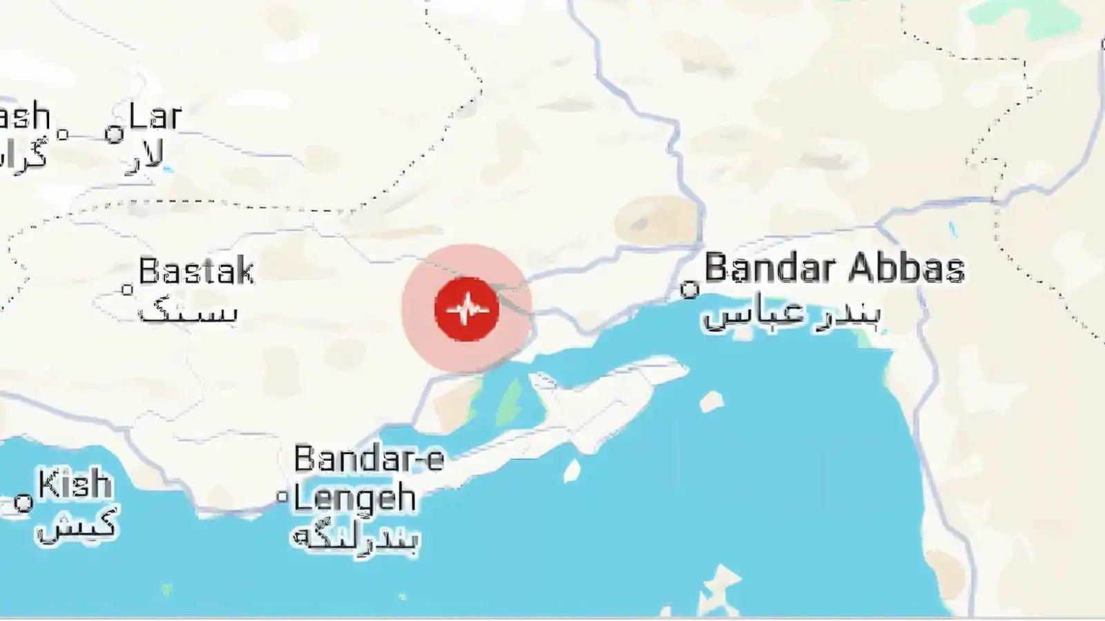 زلزال بقوة 4.1 درجة يضرب غرب "بندر عباس" في إيران