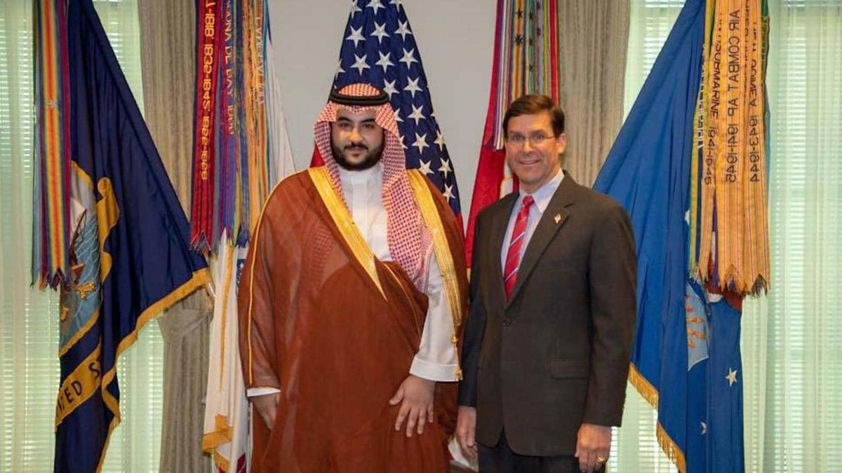 الأمير خالد بن سلمان يلتقي وزير الدفاع الأمريكي