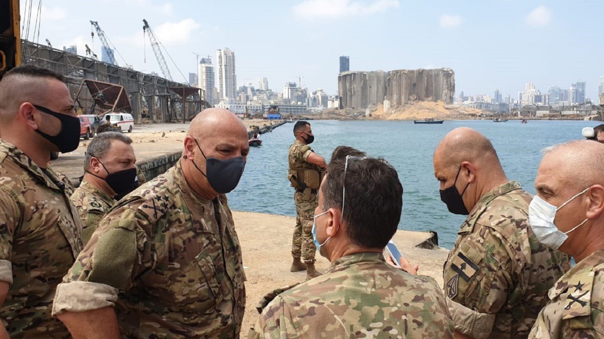 الجيش اللبناني يعثر على كمية من المفرقعات في مرفأ بيروت‎