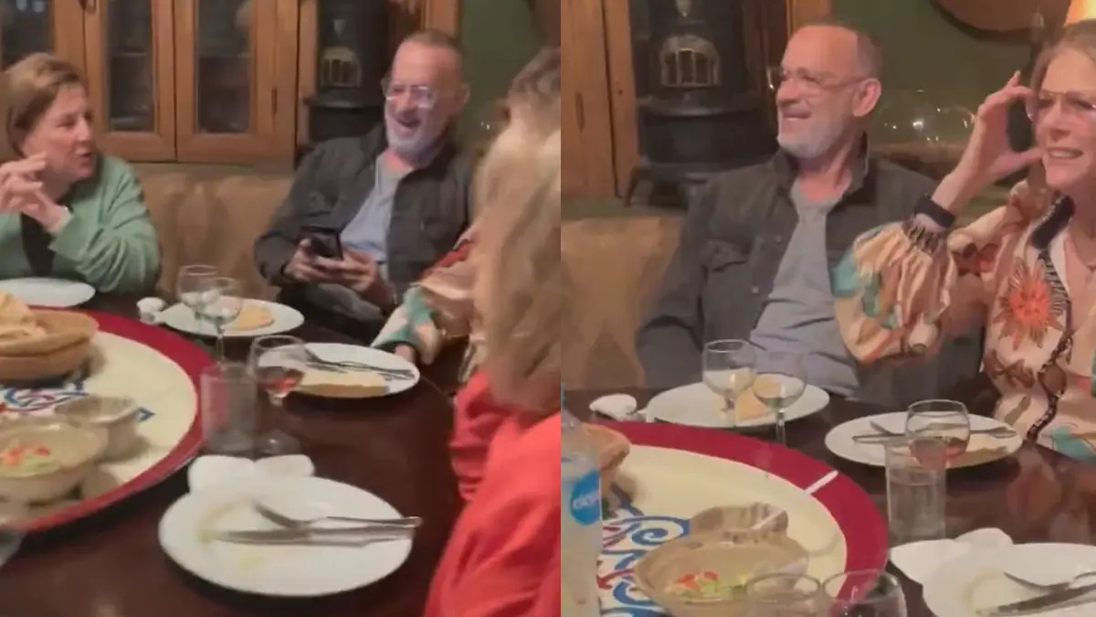 توم هانكس يأكل "ملوخية بالأرانب وممبار" في مصر