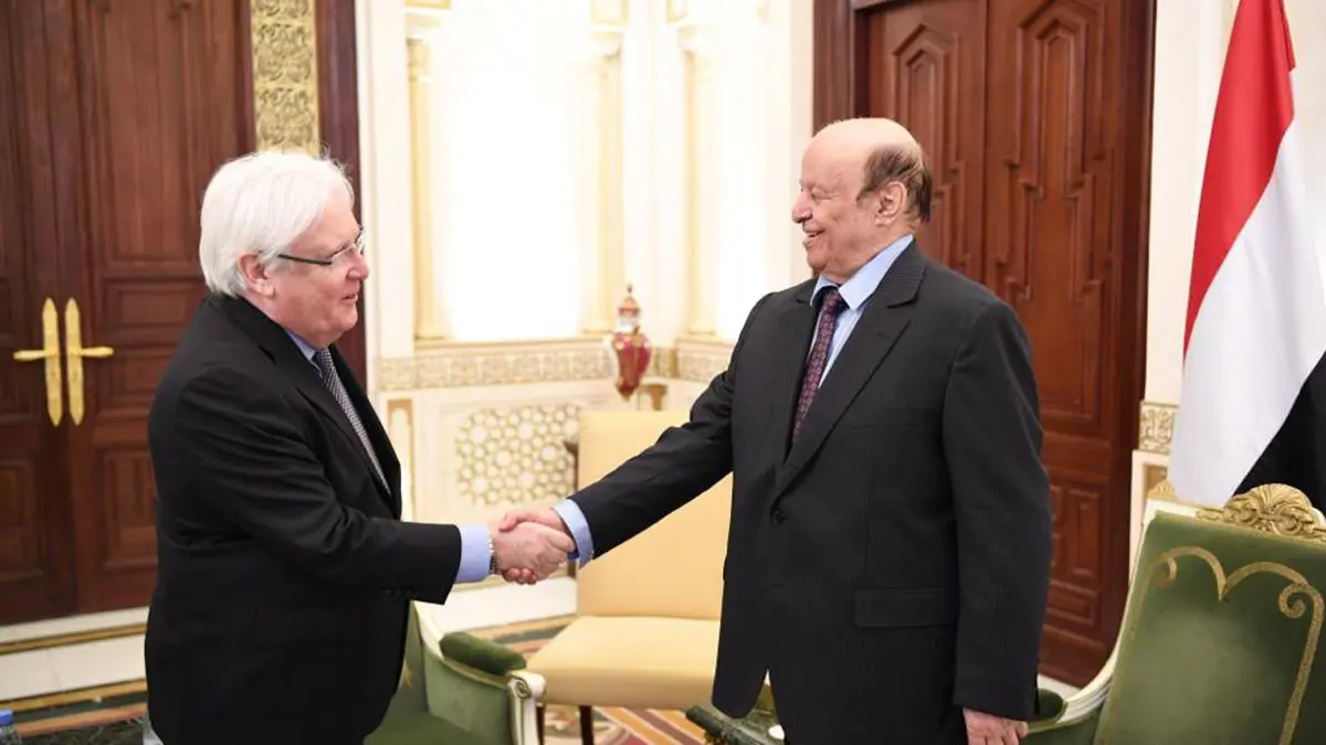 المبعوث الأممي إلى اليمن يلتقي بالرياض قادة في المجلس الانتقالي الجنوبي