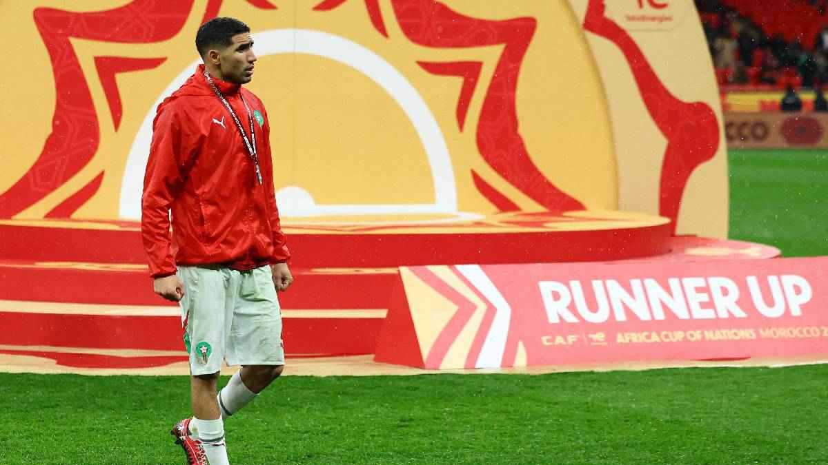 "الرحلة لم تنتهِ بعد".. رسالة مؤثرة من أشرف حكيمي بعد خسارة أمم إفريقيا 