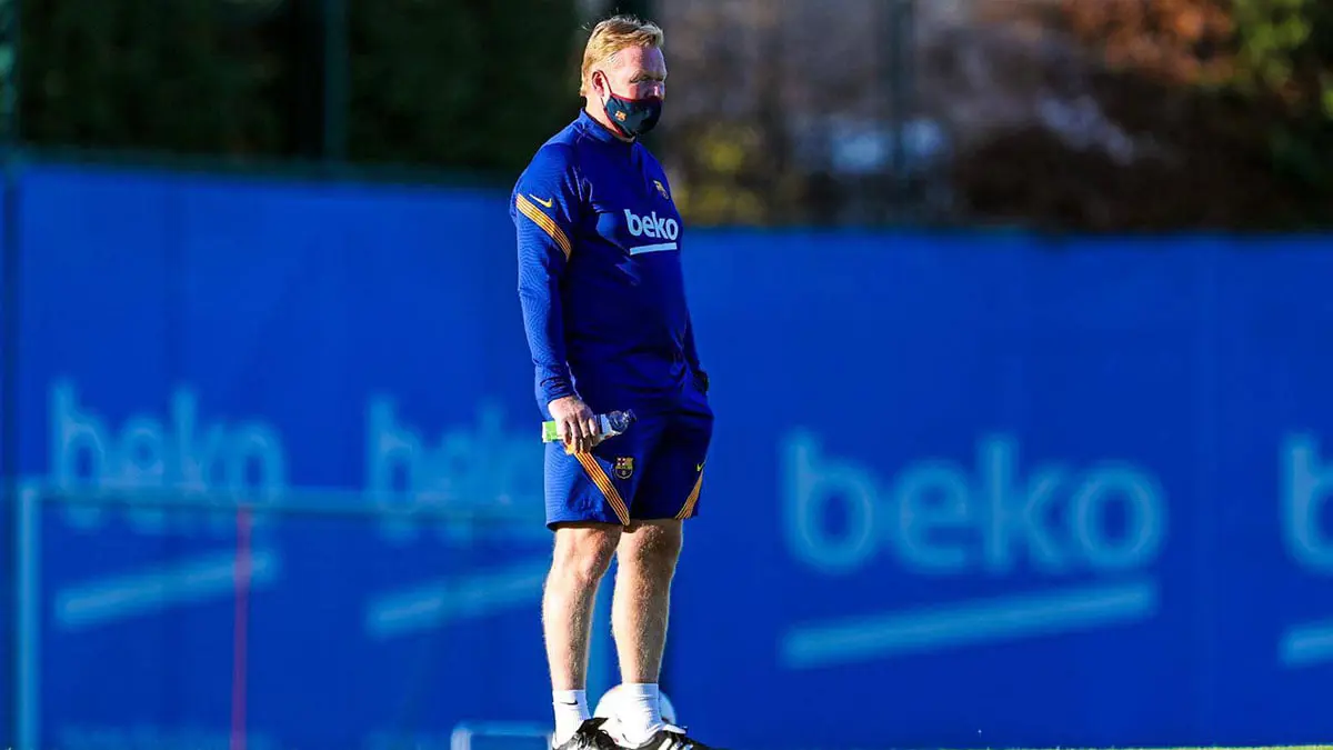 كومان يلمح إلى عدم إبرام تعاقدات جديدة في برشلونة