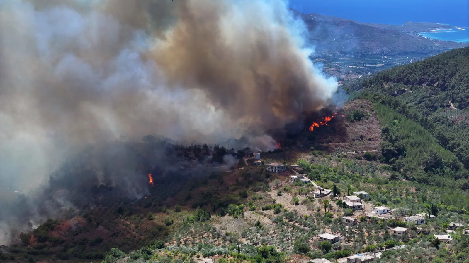 سوريا تستنجد بأوروبا لإخماد الحرائق المدمّرة في اللاذقية