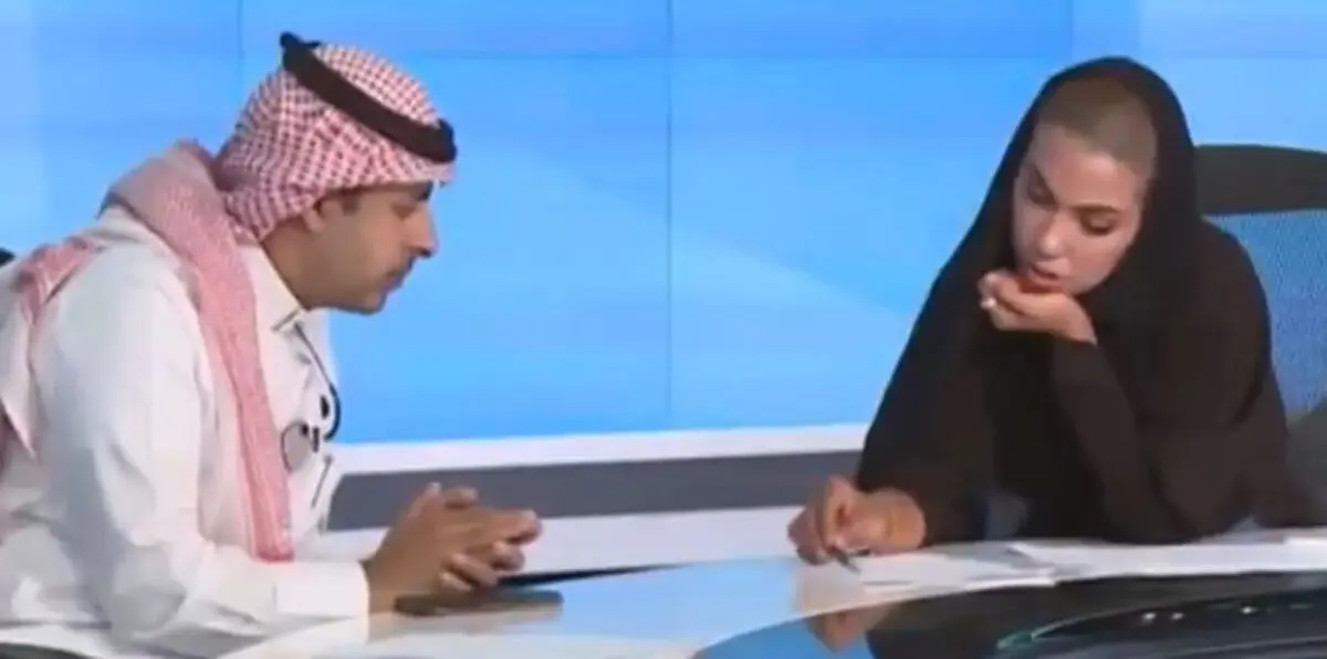 مذيعة بنشرة الأخبار الرئيسية لأول مرة على القناة السعودية الليلة (فيديو)