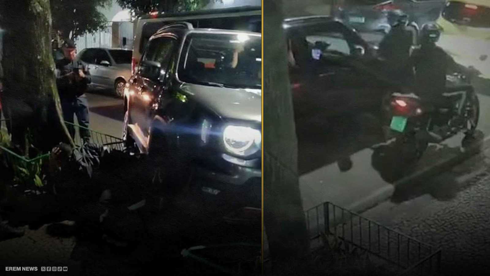 حاولا سرقتها.. سائقة برازيلية تدهس لصين بسيارتها وتنتظر وصول الشرطة