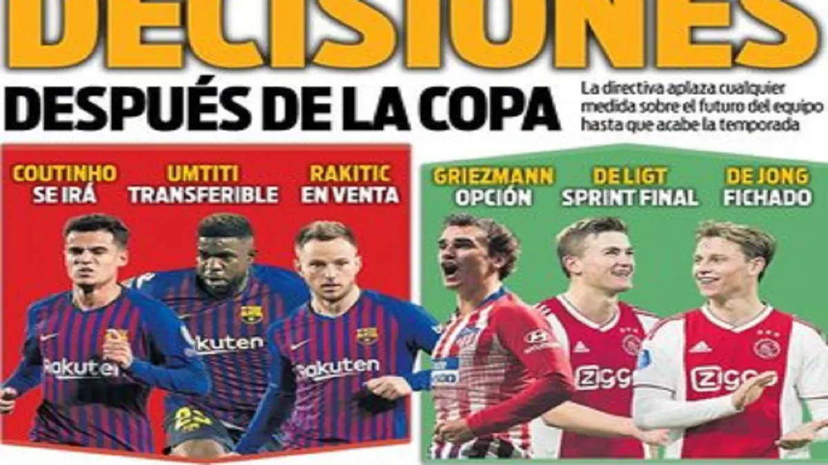 عناوين الصحف الرياضية العالمية.. موسم تاريخي للإنجليز وصفقة دي ليخت (صور)