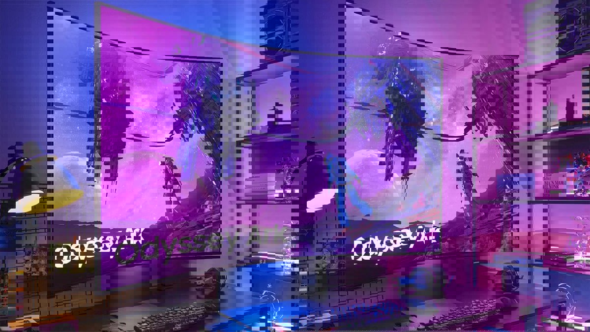 سامسونغ تطلق شاشة الألعاب المنحنية Odyssey Ark 55