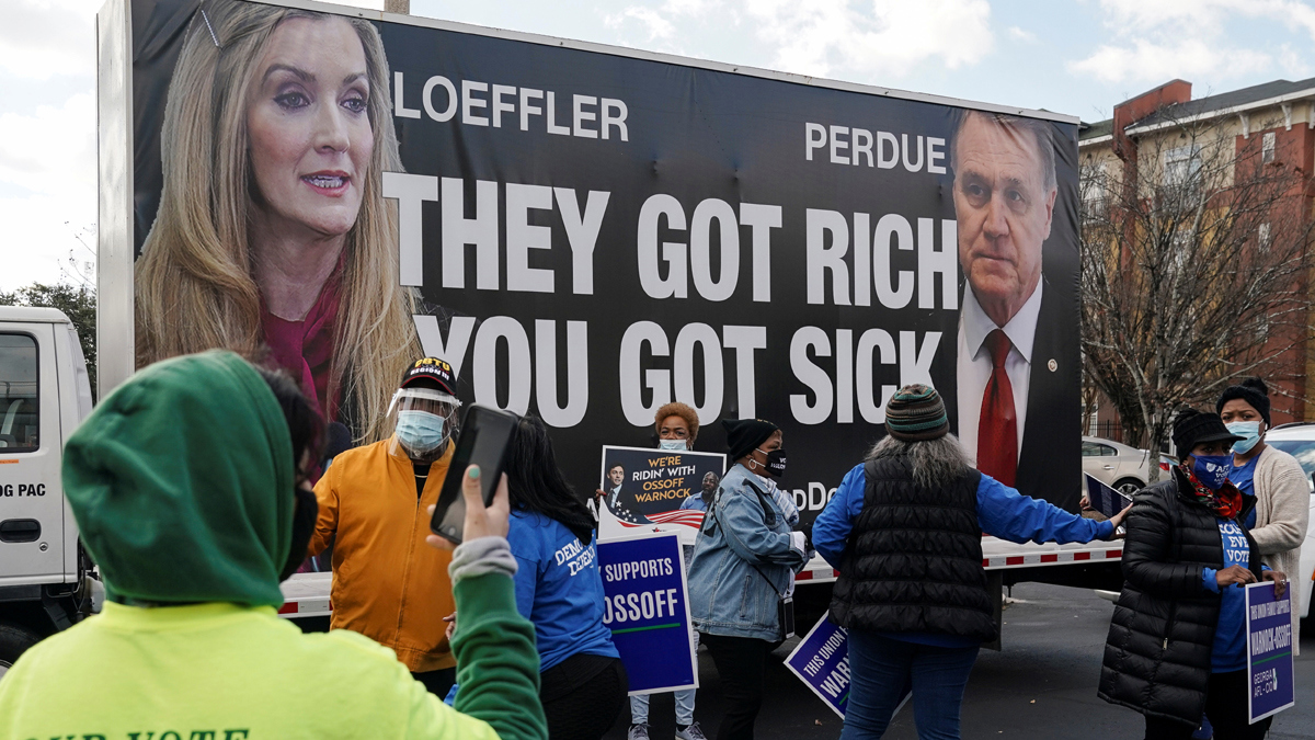 الناخبون في جورجيا يدلون بأصواتهم لحسم السيطرة على مجلس الشيوخ الأمريكي