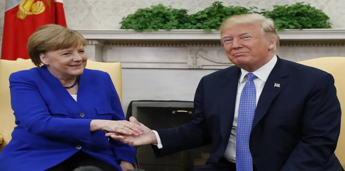 ترامب: سأبحث قضايا إيران والتجارة مع ميركل