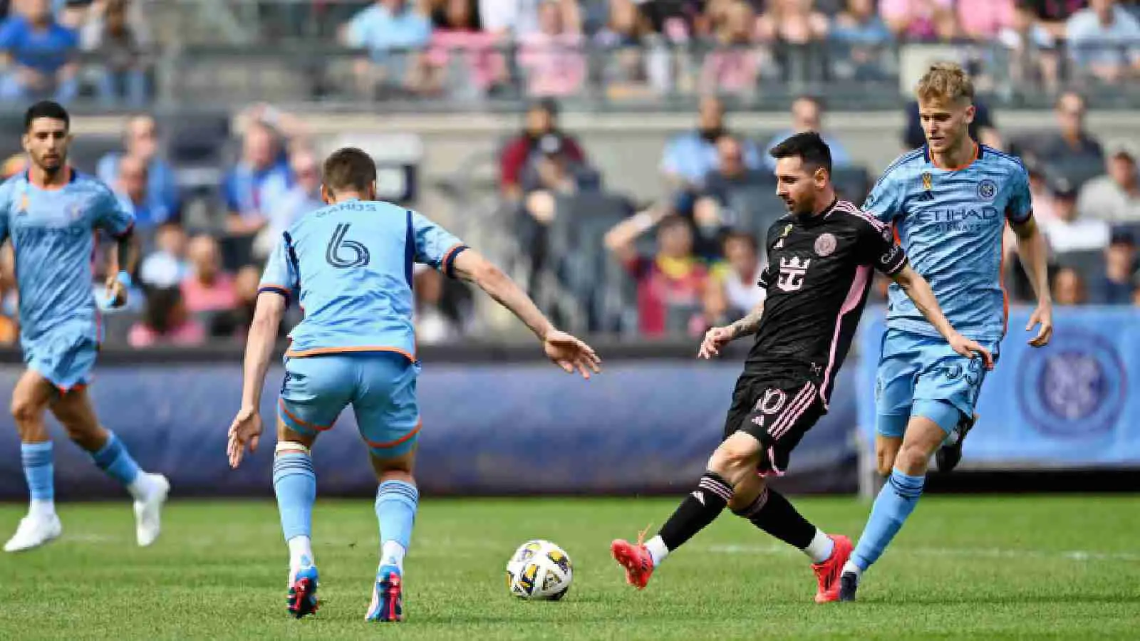 بمشاركة ميسي.. نيويورك سيتي يصدم إنتر ميامي بتعادل قاتل (فيديو)