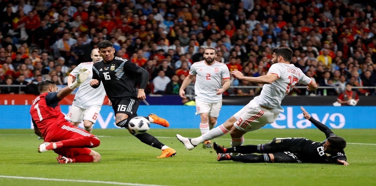 أهداف مباراة إسبانيا والأرجنتين..الماتادور يتقدم بسداسية (فيديو)