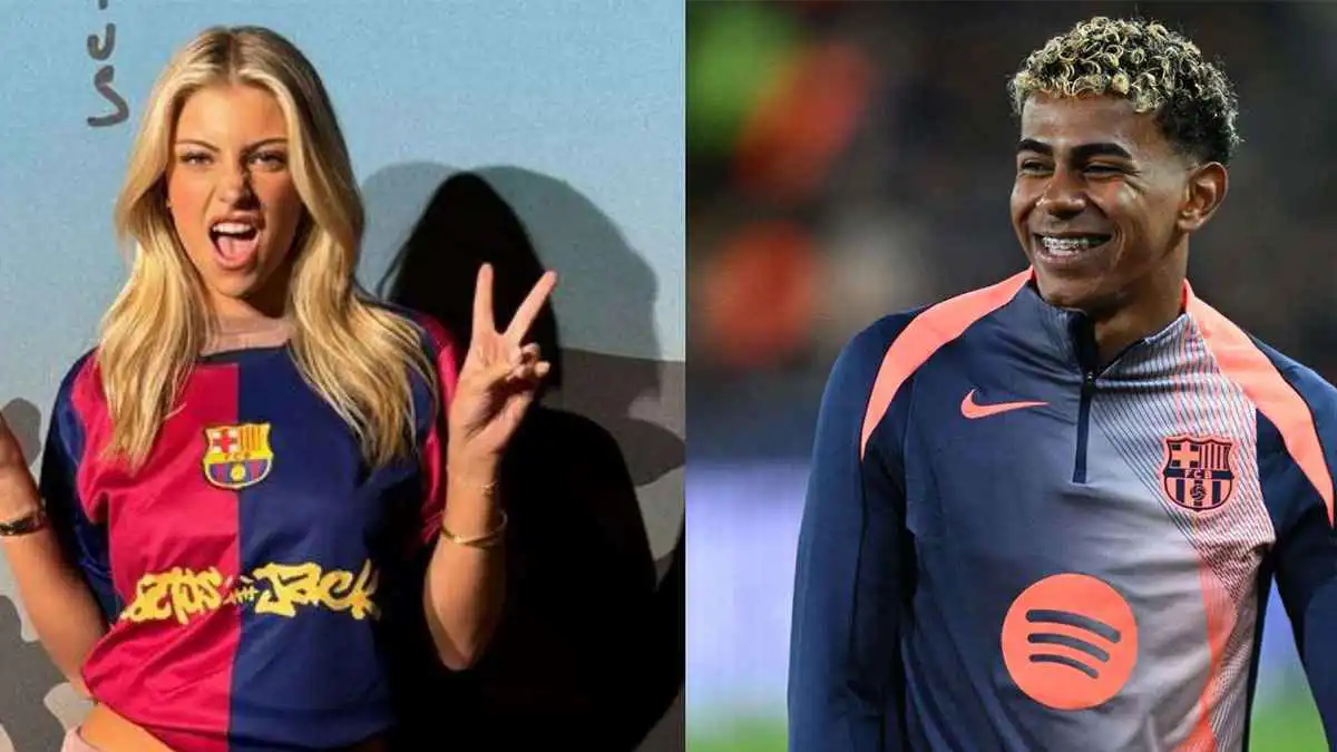 لديها 4 ملايين متابع وتعشق برشلونة.. من هي ليلي رولاند صديقة لامين يامال؟