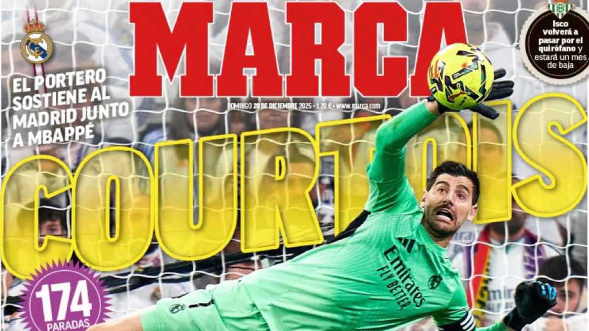 عناوين الصحف الرياضية: كورتوا الأفضل في 2025.. ورونالدو ينافس بقوة في "غلوب سوكر