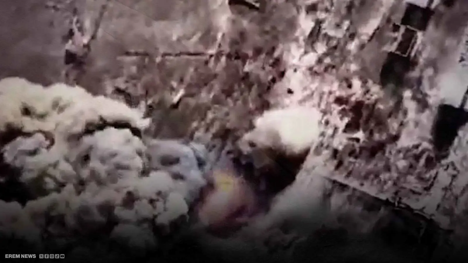 تدمير منصة إطلاق صواريخ إيرانية