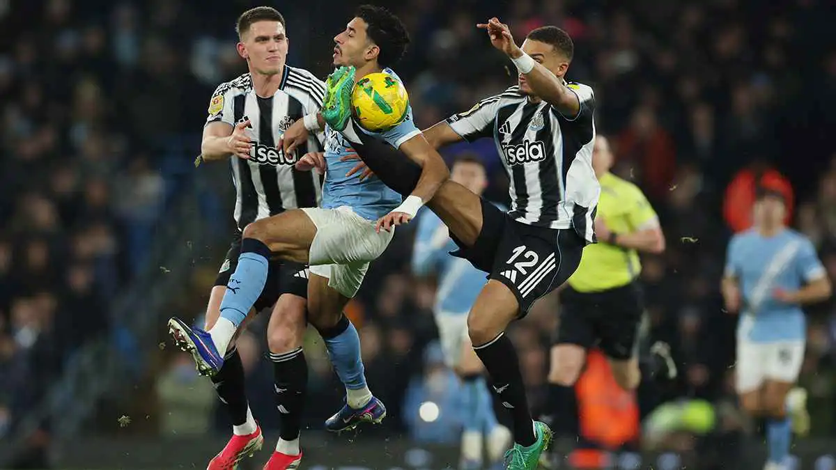 ملخص وأهداف ونتيجة مباراة مانشستر سيتي ونيوكاسل بكأس الرابطة الإنجليزية