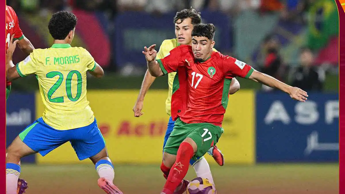 البرازيل تتأهل لنصف نهائي مونديال الناشئين بفوز درامي على المغرب (فيديو)