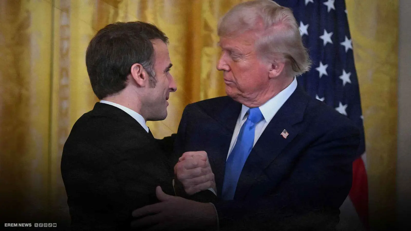 ترامب وماكرون