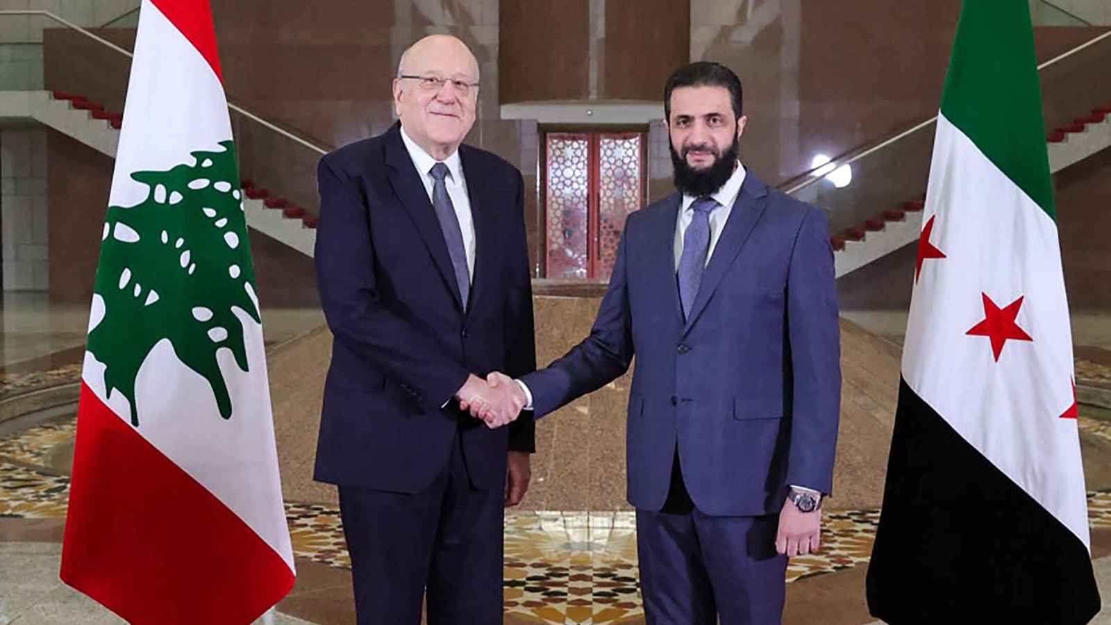 هذا ما دار في المؤتمر الصحفي بين الشرع وميقاتي في دمشق