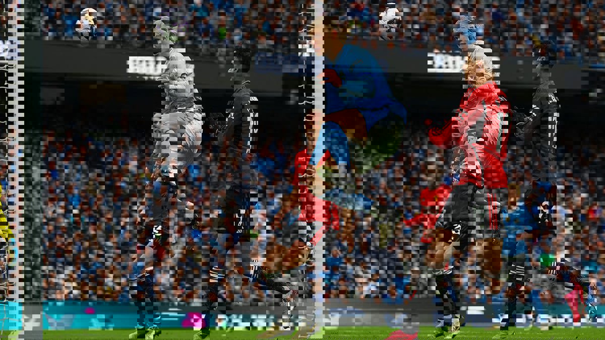 مباراة مانشستر سيتي ويونايتد.. كيف أضاع هالاند هذه الفرصة؟ (فيديو)