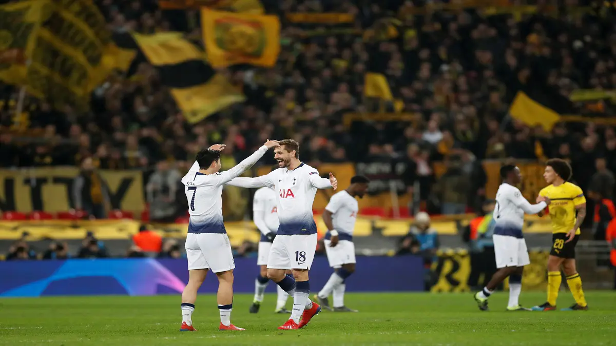 توتنهام يقسو على بروسيا دورتموند بثلاثية ويقترب من ربع نهائي دوري أبطال أوروبا (فيديو)