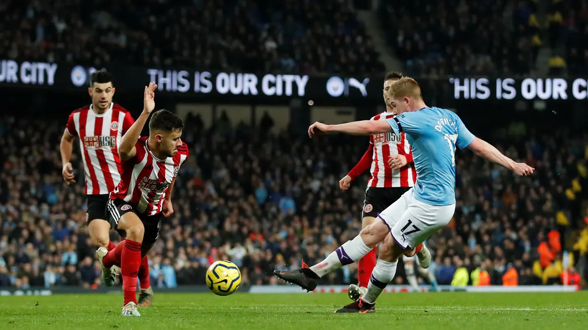 مانشستر سيتي يستعيد توازنه بفوز صعب على شيفيلد يونايتد في الدوري الإنجليزي (فيديو)