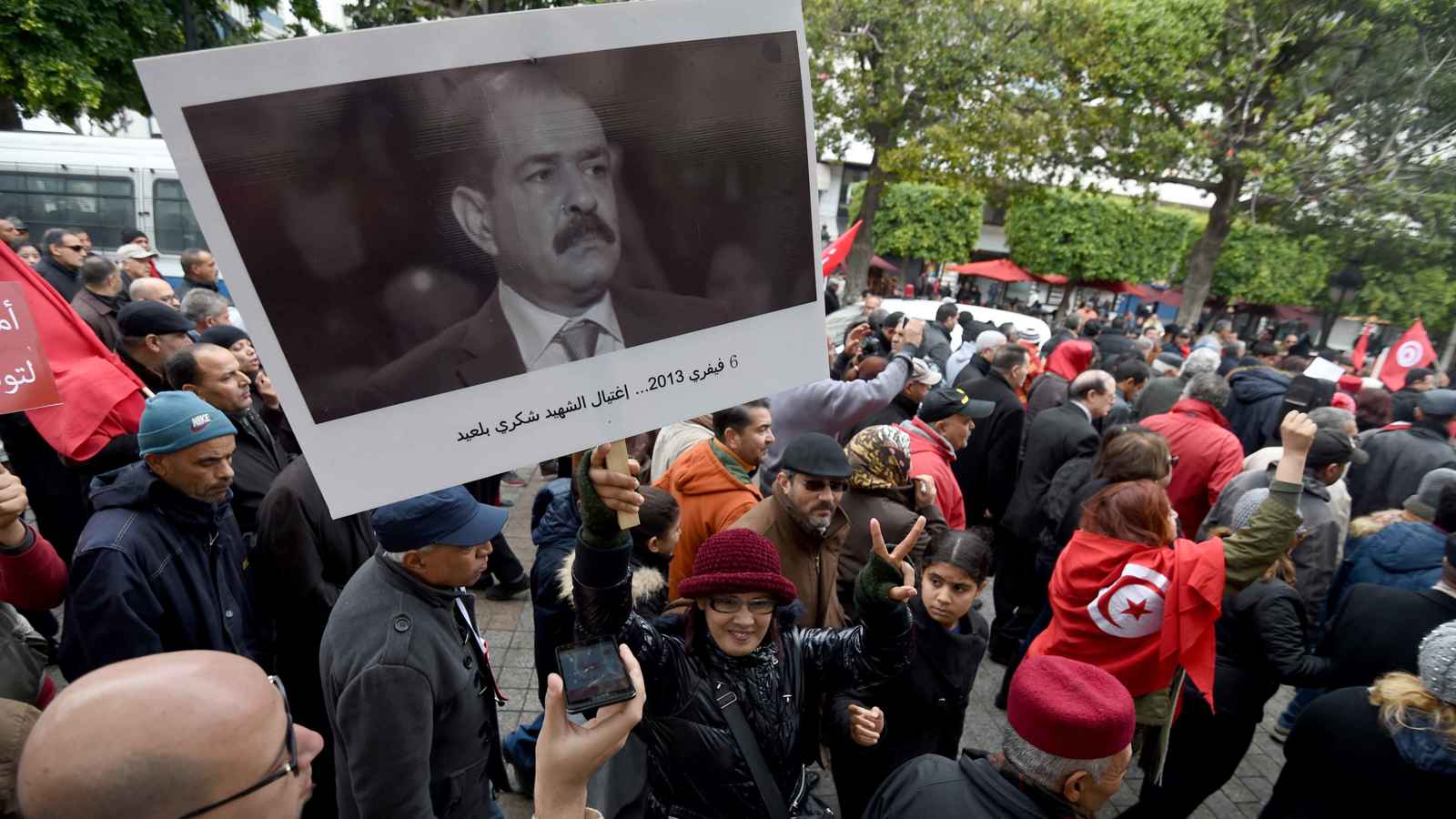 محاكمة العكرمي واللوز بقضية اغتيال شكري بلعيد الجمعة