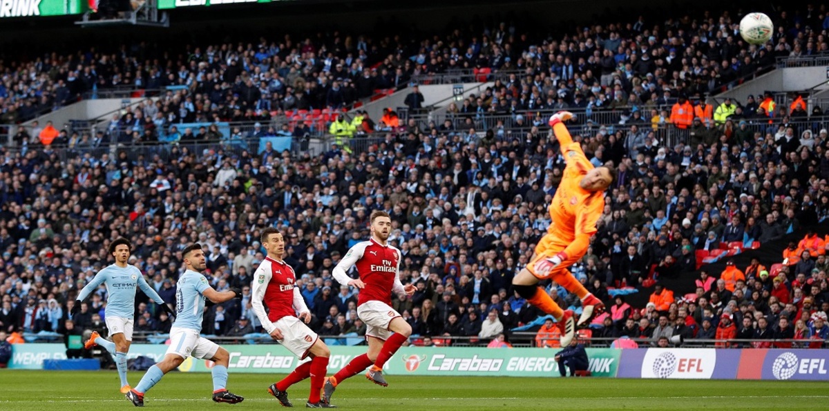أهداف مباراة مانشستر سيتي وآرسنال.. أغويرو وكومباني وسيلفا يلدغون الغانرز (فيديو)