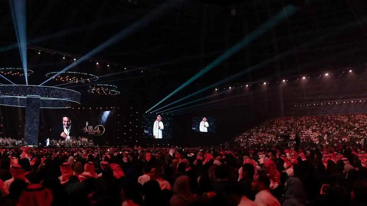 راشد الماجد في حفل جدة