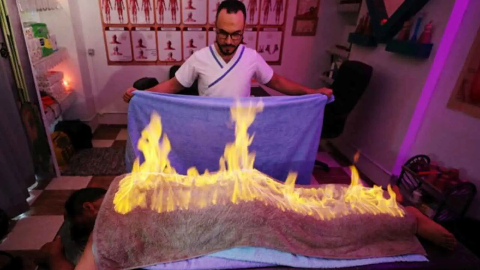 تقنية العلاج بالنار.. هل لها فوائد صحية فعلا؟