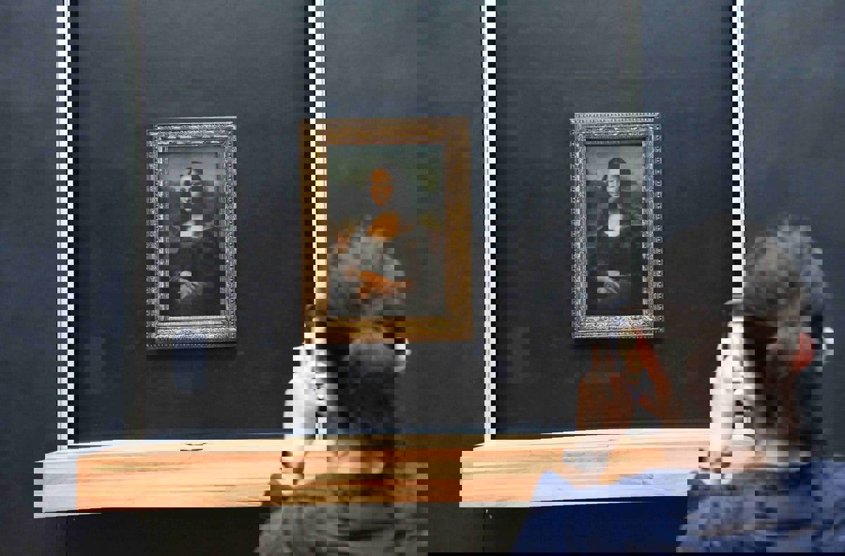 هجوم بـ"الحساء" على الموناليزا (فيديو)