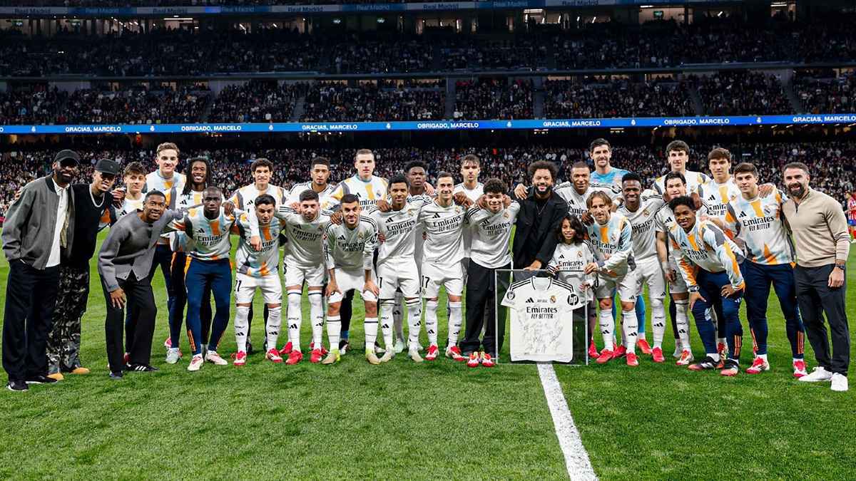 لقطة صادمة.. لاعبو أتلتيكو يرفضون الوقوف في ممر الشرف لمارسيلو (فيديو)