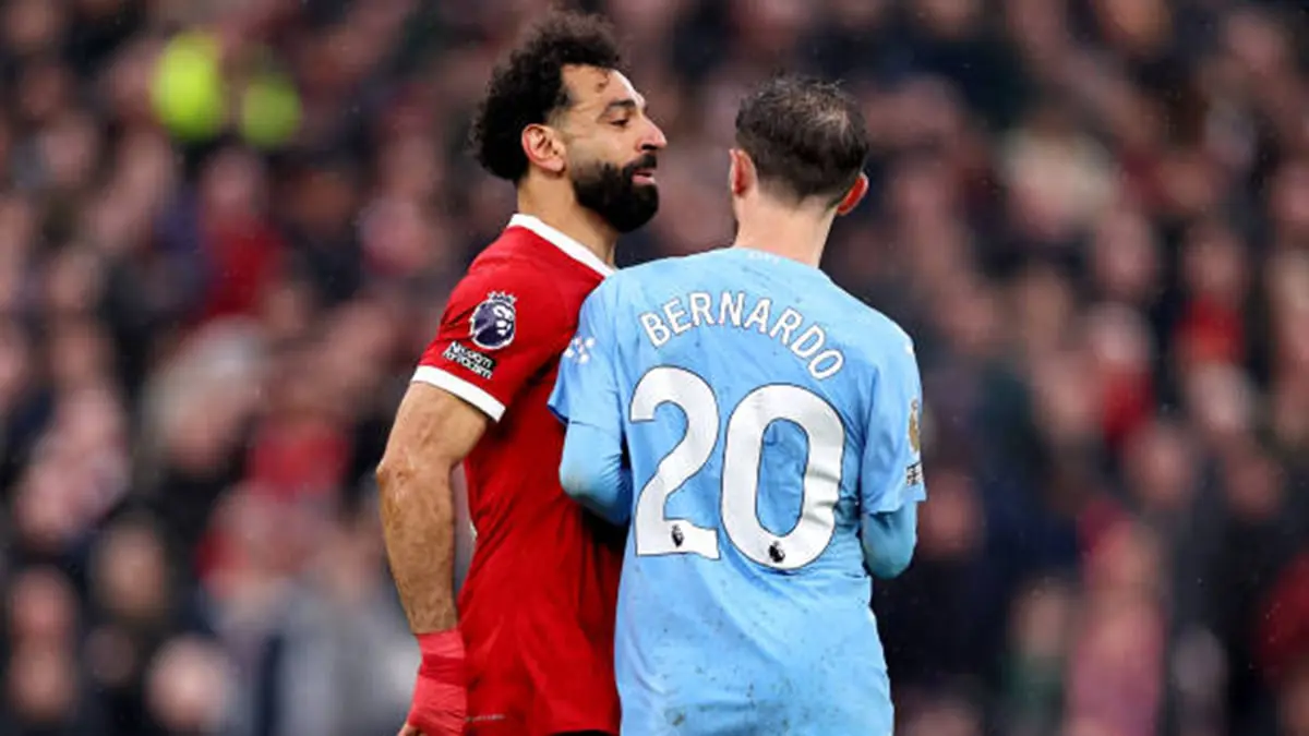 محمد صلاح يثير غضب لاعبي مانشستر سيتي بهذا التصرف (صور)