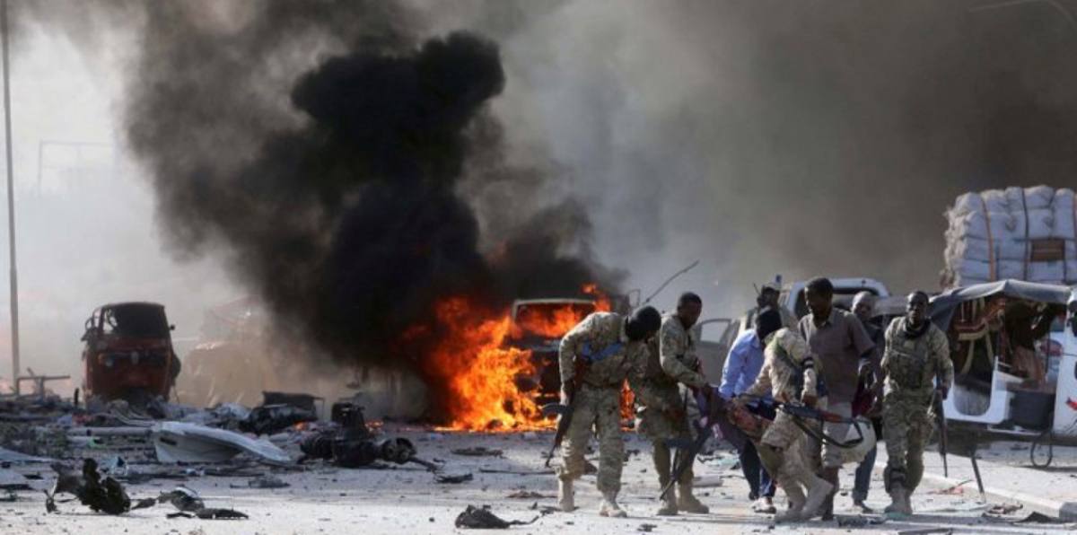 إصابة 7 جنود بتفجير انتحاري في الصومال
