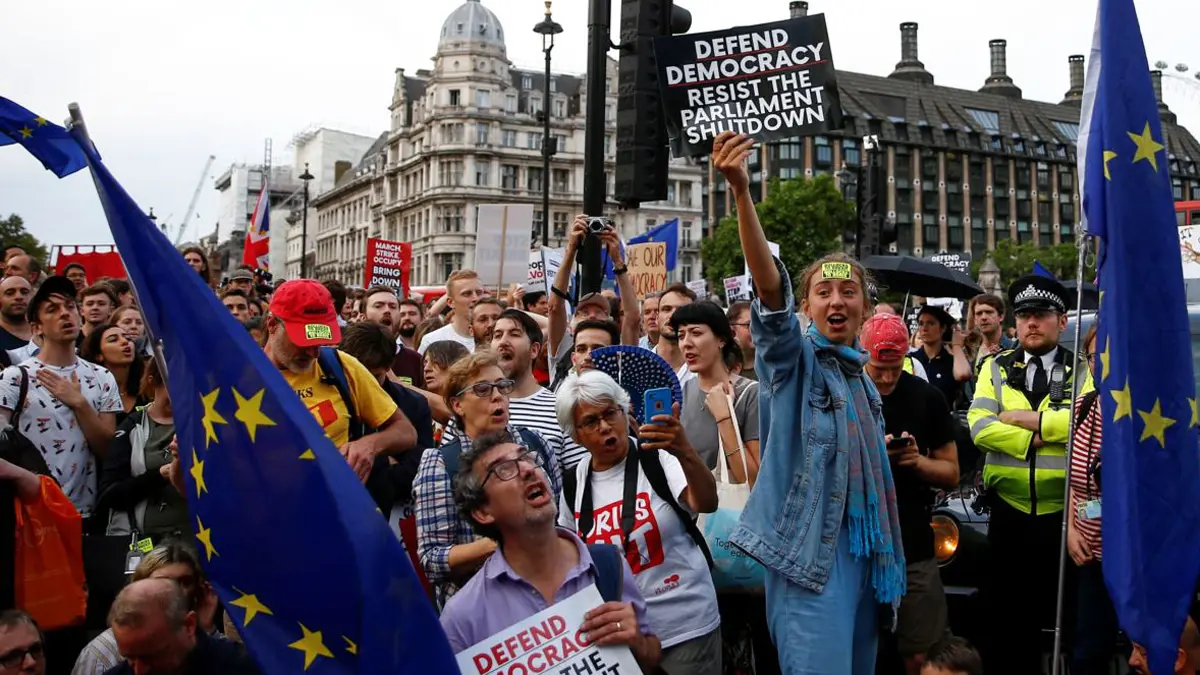 الآلاف يخططون للتجمع في لندن للمطالبة باستفتاء جديد بشأن بريكست