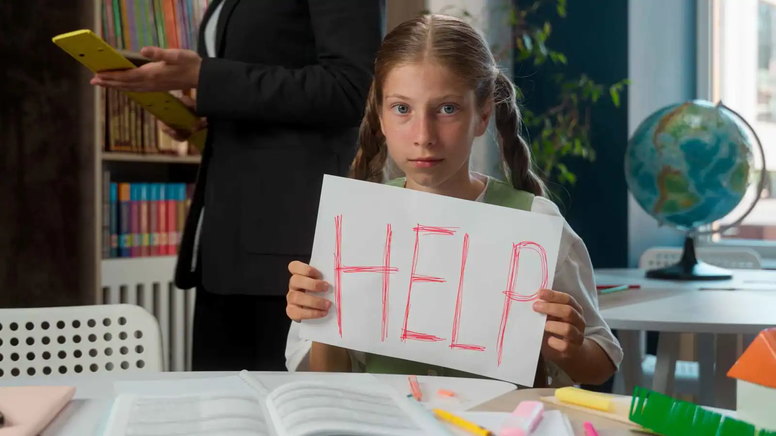 بعد استنكار.. توقيف مديرة مدرسة سورية لضربها الطلبة بقسوة (فيديو)