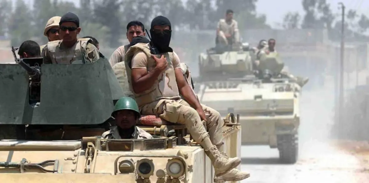 الجيش المصري يقتل عشرات المسلحين شمال سيناء