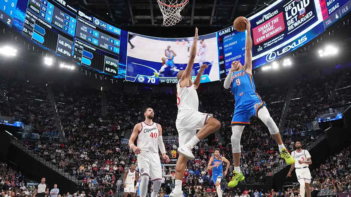 NBA.. ثاندر يحقق أفضل بداية في تاريخه.. ووريورز يبقى دون هزيمة على ملعبه