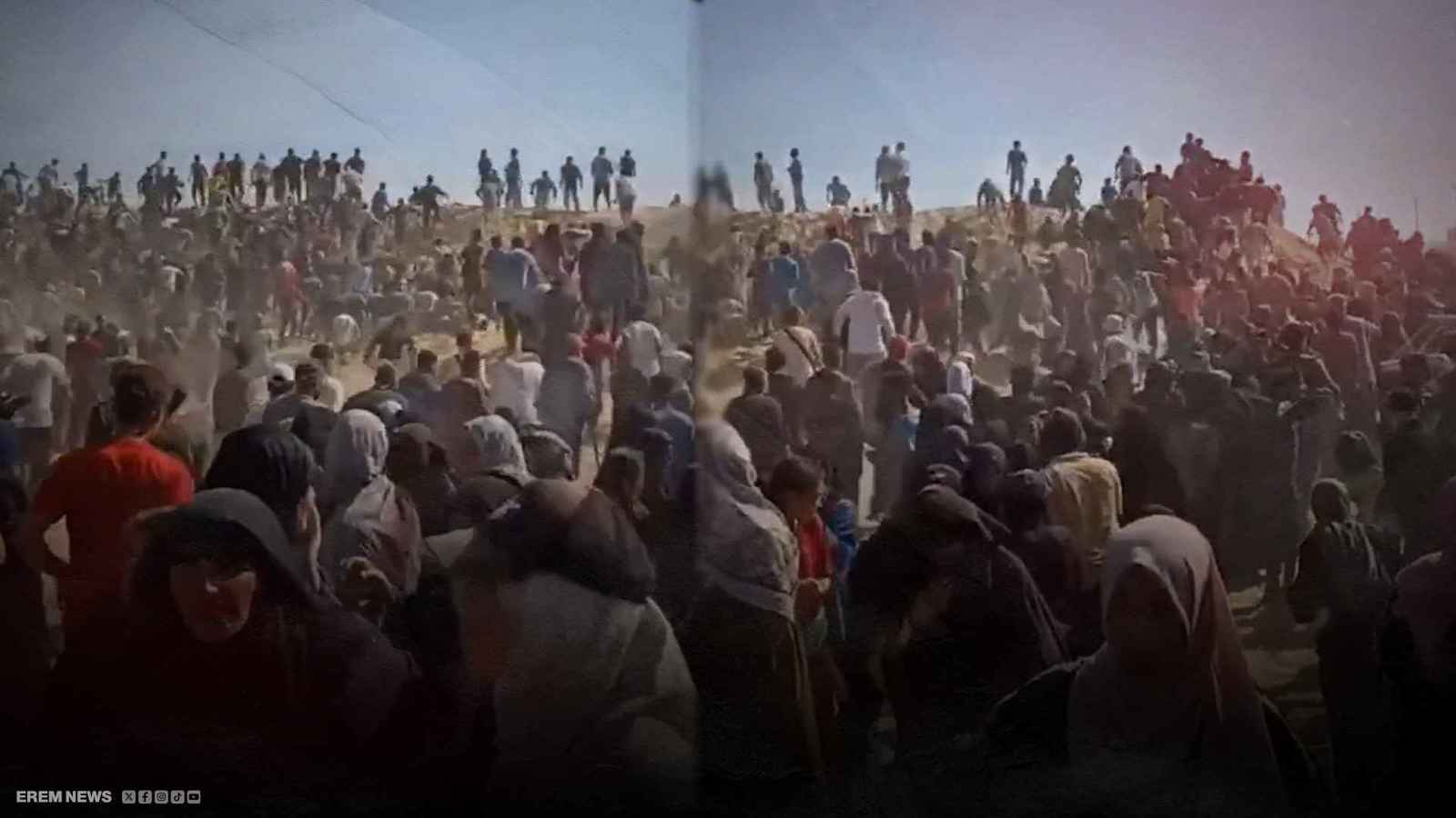 مسارات مهينة لتوزيع المساعدات