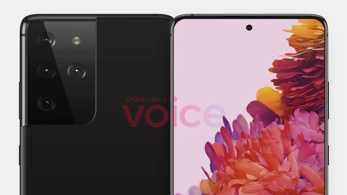 تسريب تصميم هاتفي سامسونغ Galaxy S21 وGalaxy S21 Ultra‏‎